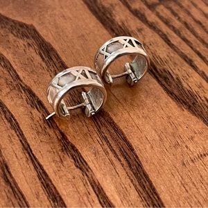 Vintage Tiffany & Co. Atlas Sterling Silver Hoop Earrings